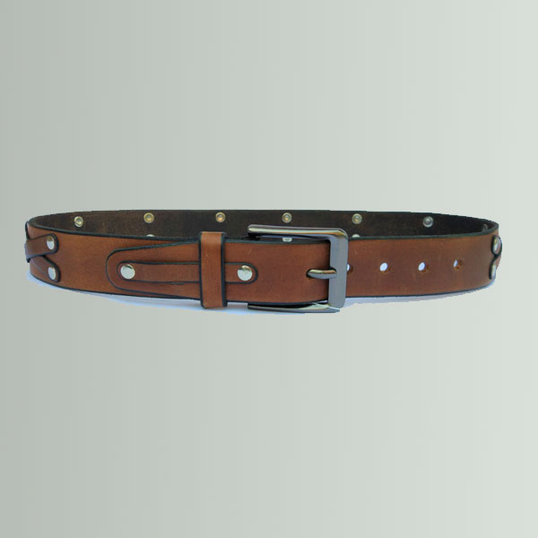 Brown Polo Style Semi Formal Belt 