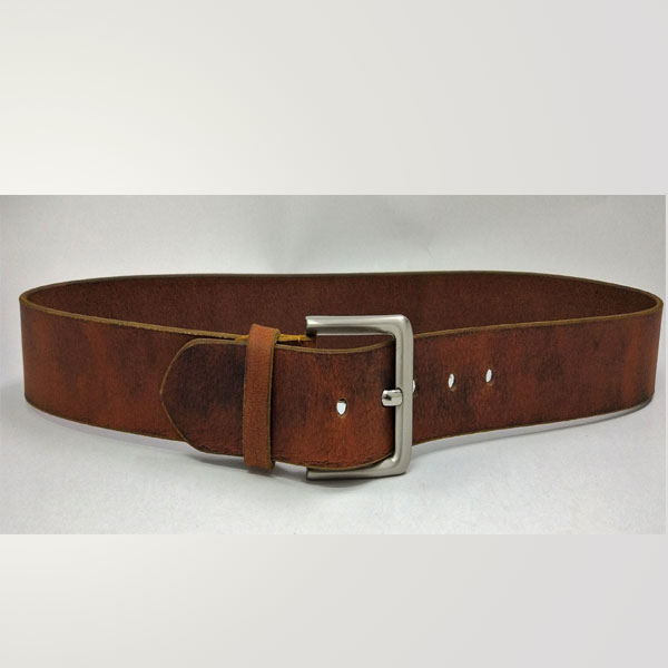 PCB20 Dark tan waxy finish belt